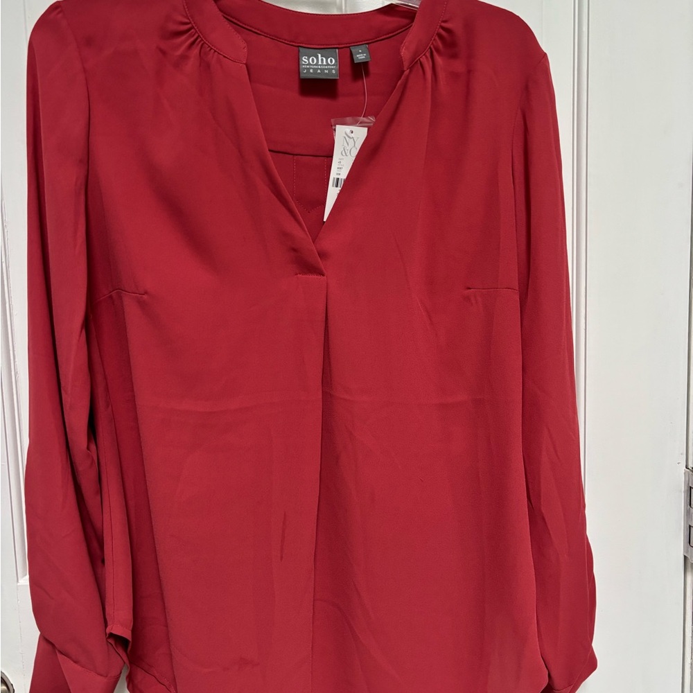 Soho Women's Deep Red Blouse